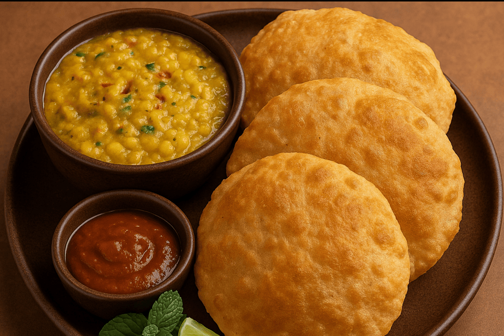 dal puri – a crunchy & flavourful combo