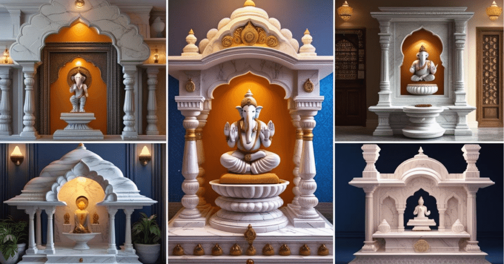 Top 10 Marble Pooja Room Designs for Your Home Mandir