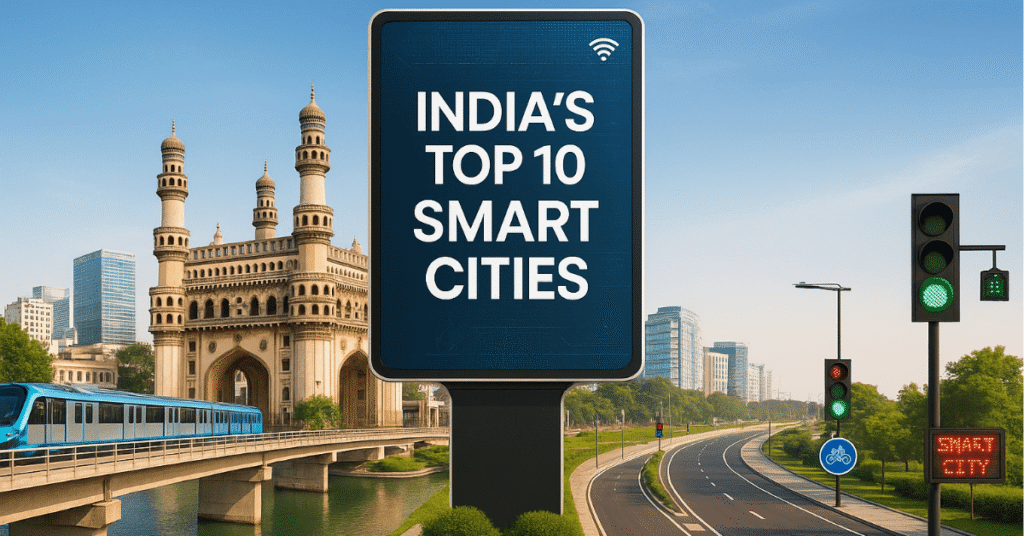 top 10 smart cities in india