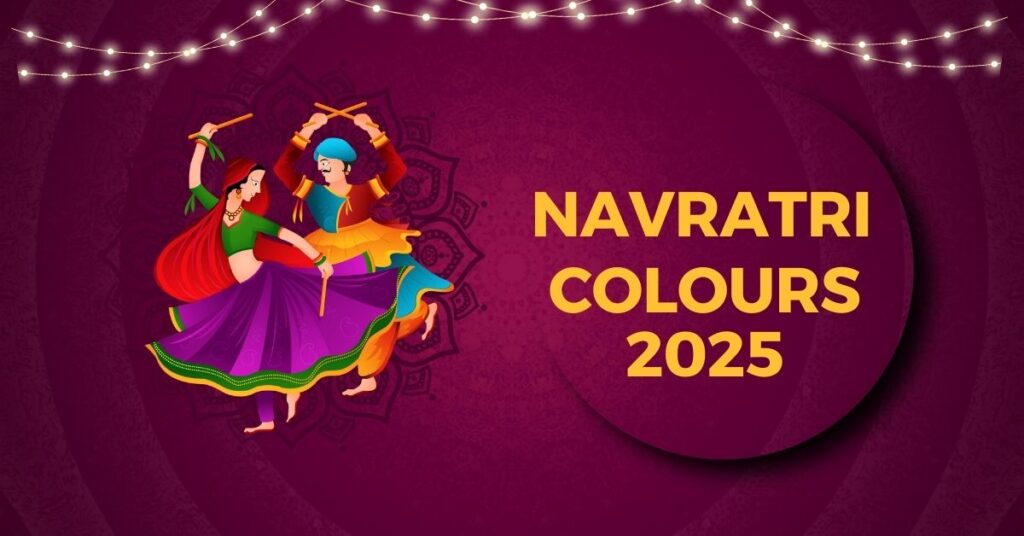 navratri colours 2025 list with date