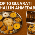 top 10 restaurants for gujrati thali in ahmedabad