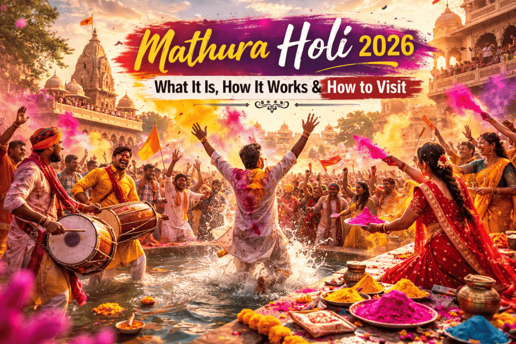 What Is Mathura Holi 2026? Dates, Rituals & Visitor Guide